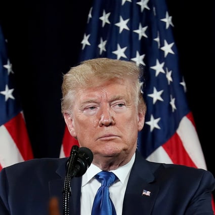 US President Donald Trump is facing numerous challenges, including public impeachment hearings, which began on Wednesday. Photo: Reuters