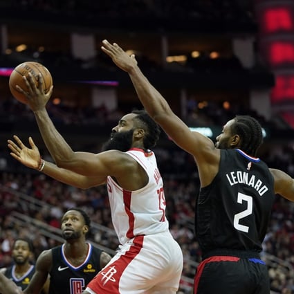 Did you catch the Rockets playing the Clippers? Not on Tencent that’s for sure. Photo: AP