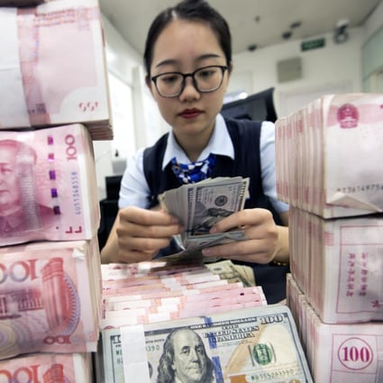 China and the United States contributed over 60 per cent of the US$7.5 trillion increase in global debt over the first half of 2019, according to the Institute of International Finance. Photo: EPA