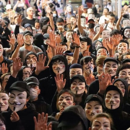 The mask ban in Hong Kong took effect on October 5, but the way it was imposed through emergency powers was ruled unconstitutional by High Court judges on Monday. Photo: Felix Wong