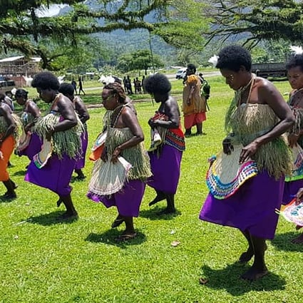 Ahead of Bougainville’s landmark independence vote, women dance at a November 6 reconciliation ceremony that brought together former enemies in a decade-long civil war. Photo: AFP