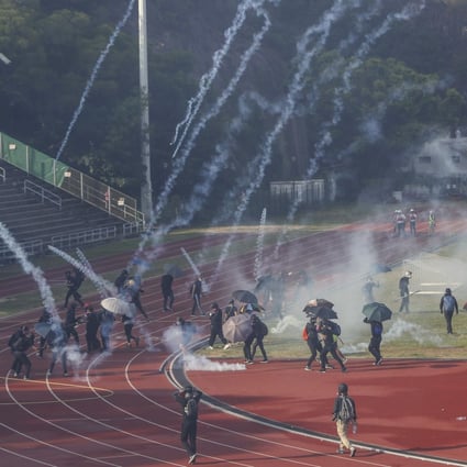 Some of the starkest images of the Hong Kong protests were captured at Chinese University’s sports ground on November 12. The campus has now reopened. Photo: Winson Wong