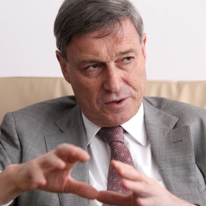 Former EU ambassador to China Dietmar Schweisgut says Europe needs to focus on creating a level playing field with the Asian giant. Photo: Simon Song