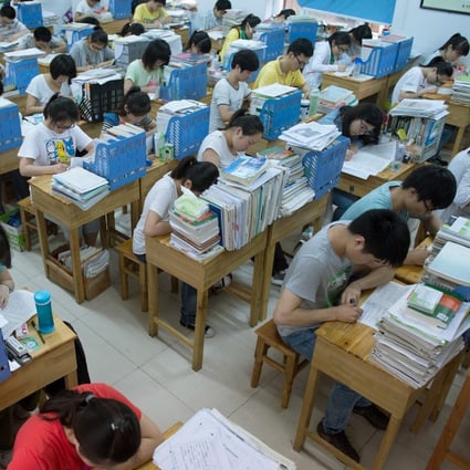 Students attend class at a school in Hefei, capital of east China's Anhui province. Photo: Xinhua