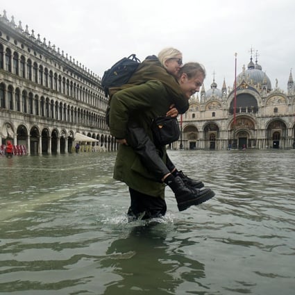 Last month’s flooding in Venice highlighted concerns about climate change. Photo: EPA-EFE