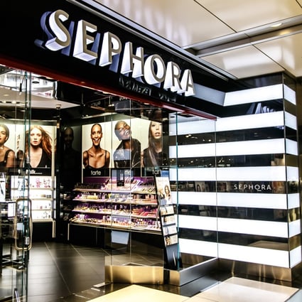 Images in a Sephora store in the United States show it caters to women there with a wide range of skin colours. In South Korea, however, it offers a very limited range of foundations for darker skinned women, and won’t let them order any from Sephora overseas. Photo: Shutterstock