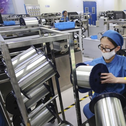 China’s economic growth slipped to 6.0 per cent in the third quarter, the lowest rate since records began in March 1992. Photo: AP