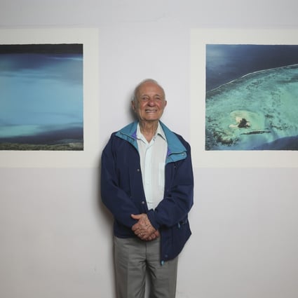 Bob Tatz in Hong Kong last month at Pier 8 in Central. Now 88, he has written a book about his memories of the Japanese attack on the then British colony and his time as an orphan in captivity in the city. Photo: Antony Dickson