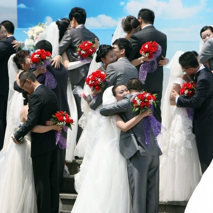The high cost of getting married in South Korea is preventing many couples from doing so. Photo: EPA