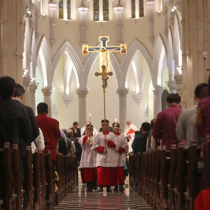 In total, 76 Catholic churches were scheduled to hold masses throughout Christmas Eve. Photo: Winson Wong