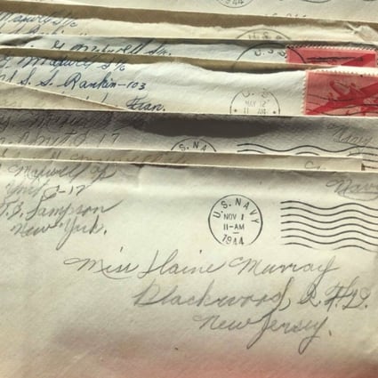 This stack of World War II love letters was found in a secondhand shop in Tennessee. Photo: Courtesy of Lindsy Wolke