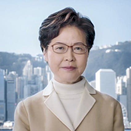 Hong Kong leader Carrie Lam vows to humbly listen in a three-minute video released on New Year’s Eve. Photo: Handout