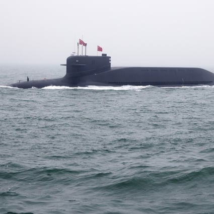 The missile was launched from a Type 094 nuclear submarine. Photo: AFP