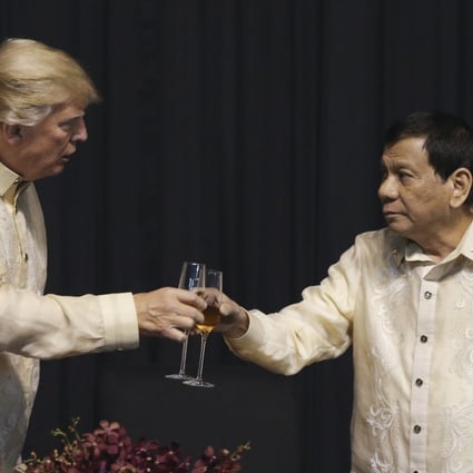 Philippine President Rodrigo Duterte welcomed the arrival of fellow right-wing populist Donald Trump in the White House. Photo: AP