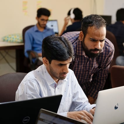 Rahul Namdev, left, teamed up with Pawan Gupta to create Betterhalf, an AI-powered matchmaking app that determines emotional, intellectual and social compatibility. While Chinese apps still dominate, Indian app developers are quickly catching up. Photo: Bloomberg
