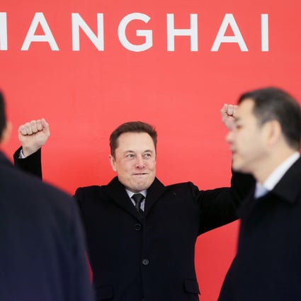 Tesla CEO Elon Musk attends the groundbreaking ceremony of Tesla Shanghai Gigafactory in Shanghai, east China on January 7, 2019. File photo: Xinhua