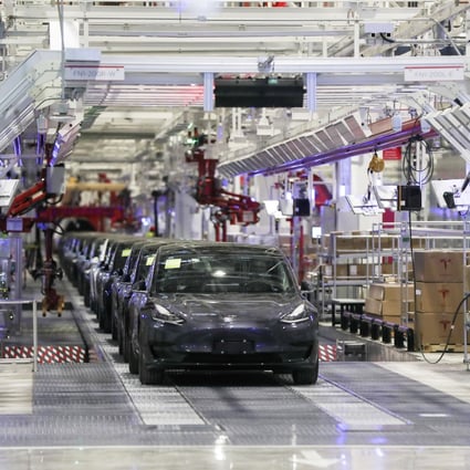 Tesla’s Shanghai factory delivered its first cars to customers this week. Photo: AP