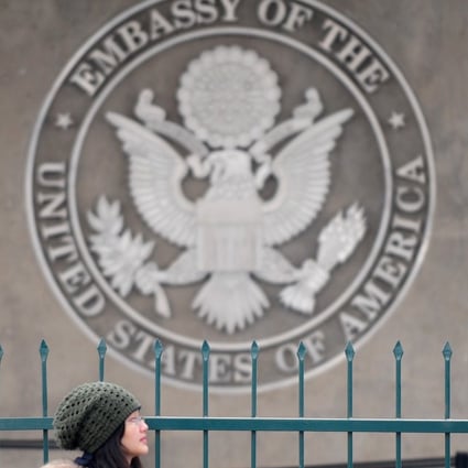 The US embassy in Beijing has been bombarded with anti-America messages on social media. Photo: AFP