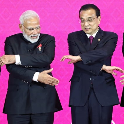 New Zealand's Jacinda Ardern, India’s Narendra Modi, China’s Li Keqiang and Thailand’s Prayuth Chan-Ocha at the RCEP summit in Bangkok in November. Photo: Reuters