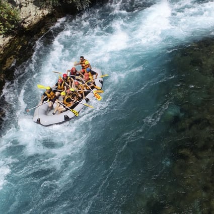 The benefits of having an adventure, like white water rafting, are being recognised by mental health practitioners across the world. Photo: Anadolu Agency via Getty Images