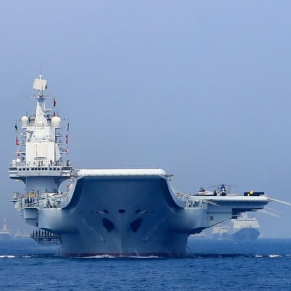 A Chinese naval display in the South China Sea. Even on US estimates, by 2030 the Chinese fleet may be twice the size of America’s. Photo: Reuters