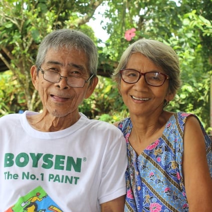Emet Comodas (left) and his wife Tita in 2016. Emet was forced to leave the Philippines and work in Saudi Arabia to provide for his family. Their story forms the basis of ‘A Good Provider is One Who Leaves’.