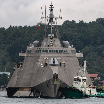 The US Navy says the USS Montgomery was asserting “navigational rights” in the Spratlys. Photo: AFP