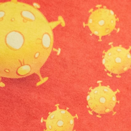 A cartoon showing the Chinese flag with the usual stars replaced by the coronavirus was published in Danish newspaper Jyllands-Posten's Monday edition. Photo: Reuters