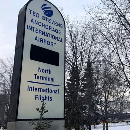 The Ted Stevens Anchorage International Airport in Anchorage, Alaska, where a flight plane carrying US citizens being evacuated from Wuhan, China is expected to land on Tuesday. Photo: AP