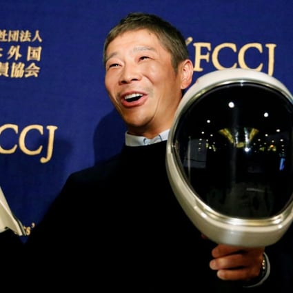 Japanese billionaire Yusaku Maezawa has called off the search for a girlfriend to take to the moon on SpaceX’s Starship rocket in 2023. Photo: Reuters