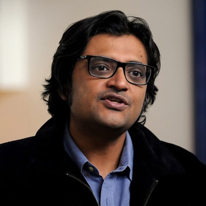 Indian television journalist Arnab Goswami. Photo: AFP