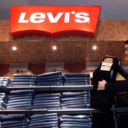 Levi's jeans on display at a downtown Toronto department store. Photo: AP