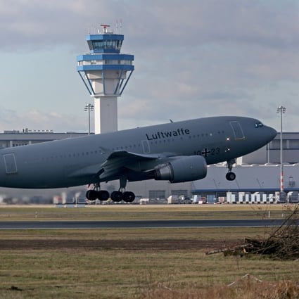 The German Air Force plane was due to evacuate around 90 Germans and 40 other nationals. Photo: dpa