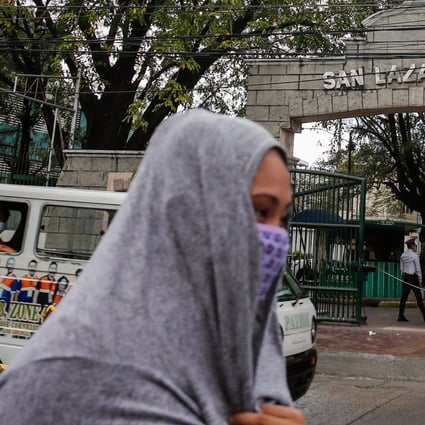 The first coronavirus death outside China was confirmed at the San Lazaro Hospital in Manila, Philippines on Sunday. Photo: EPA-EFE