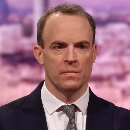 Britain’s Foreign Secretary Dominic Raab issued the advisory on Tuesday. Photo: Reuters