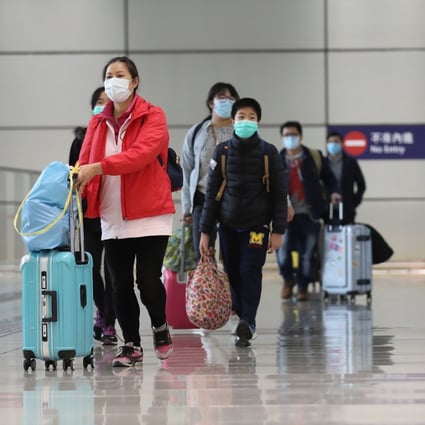 Anyone arriving in Hong Kong from mainland China must go through a 14-day quarantine period starting from Saturday. Photo: Winson Wong