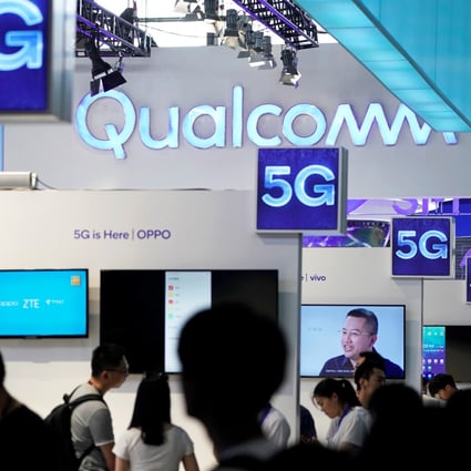 Qualcomm has been pushing to win over customers with the kind of chip called a radio-frequency front end that is more complex in phones that use 5G. Photo: Reuters