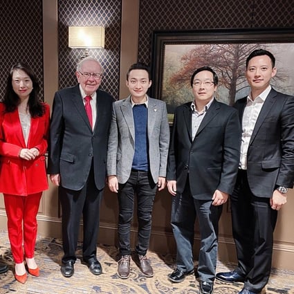 Chinese Cryptocurrency Billionaire Justin Sun Finally Sits Down To Eat With Warren Buffett South China Morning Post