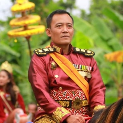 Totok Santoso, founder and 'king' of Keraton Agung Sejagat in Java. Photo: Twitter