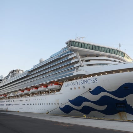The Diamond Princess cruise ship has been kept in quarantine at the port of Yokohama in Japan since Monday. Photo: Xinhua
