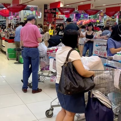 Singapore’s trade minister sought to assure Singaporeans that there is no need to rush for essential supplies like rice or instant noodles. Photo: Reuters