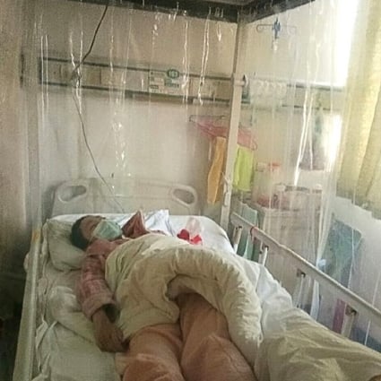 University student Wan Ruyi, 21, has acute leukaemia and urgently needs a bone-marrow transplant. Photo: Weibo