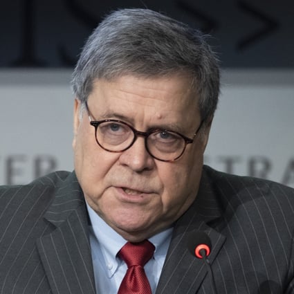 US Attorney General William Barr called the alleged hacks “an organised and remarkably brazen criminal heist of sensitive information”. Photo: AP