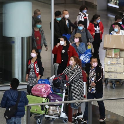 All people entering Hong Kong from mainland China or those with relevant travel history there will be quarantined under the government system that took effect on Saturday. Photo: Jonathan Wong