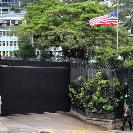 The US embassy on Garden Road in Central, Hong Kong. Photo: Sam Tsang