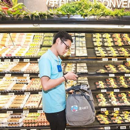 Chinese grocery retail chain Freshippo, which is owned and operated by e-commerce giant Alibaba Group Holding, is hiring more temporary staff, as demand for online grocery deliveries increase during the coronavirus outbreak. Photo: Handout
