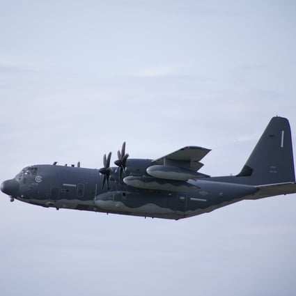 Two US MC-130J surveillance planes flew from the Kadena Air Base in Okinawa over the Taiwan Strait. Photo: US Special Operations Command