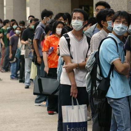 City residents don masks during the 2003 Sars outbreak. Photo: SCMP Pictures