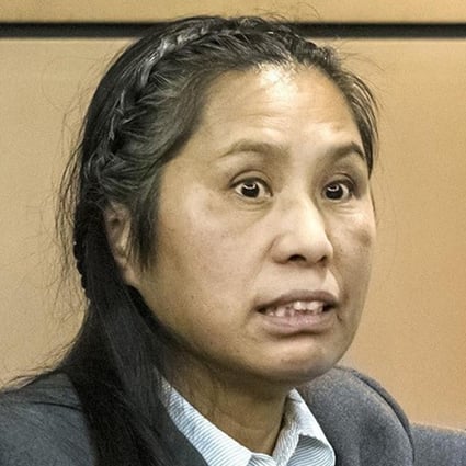 Lu Jing in court in Florida on Tuesday. Photo: Palm Beach Post via TNS