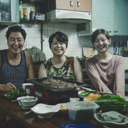 From left: Choi Woo-shik, Song Kang-ho, Chang Hyde-jin and Park So-dam in a still from Parasite. It is unclear whether the first foreign-language winner of the Oscar for best picture will be screened in China, and speculation censors won’t permit it.